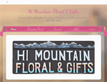 Tablet Screenshot of himountainfloral.com
